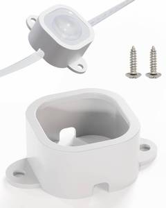 lot 15712 image: DNShorix Light Clips for Govee Outdoor Lights H706, 90 Pcs Mounting Brackets for Govee Pro Outdoor Lights, Install Firmly, Replace 3M Glue, for Govee Pro Permanent Outdoor Lights ExtensionWhite