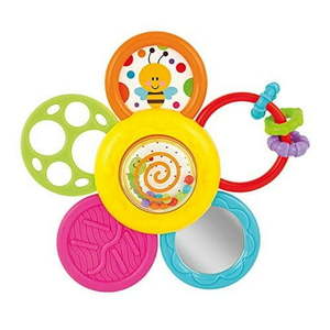 lot 16149 image: 3pk KiddoLab Infant Spin  Rattle and Teether Toy. Baby Multi-use Toy for Better Relaxation and Sleep - Activity Toy for Babies and Toddlers  Develops Fine Motor Skills. Age Months Old and Up