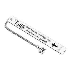 lot 16159 image: Back to School Gifts First Communion Confirmation Gifts Bible Bookmarks for Her Him Faith Based Gifts for Women Christian Inspirational Bible Verse Bookmarks for Book Lovers Religious Gifts Daughther