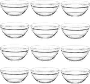 lot 16187 image: DABH4ND Small Glass Bowls for Cooking Prep, Clear Glass Bowls Perfect for Pre-measuring Spices for Cooking and Baking, Side Sauce Prep, Set of 12 (1.5 Fl Oz)
