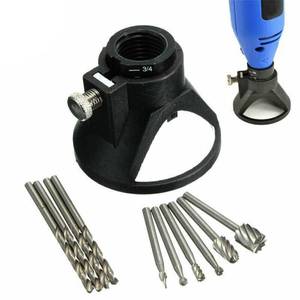 lot 16236 image: HomeSoGood Router Drill Bits Tool Drill Bit Kit Cutting Guide Locator Rotary File Milling Set for Dremel Rotary 11Pcs