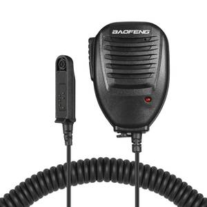 lot 16247 image: BAOFENG Waterproof Speaker Two Way Radio Microphone Ham Radio Handheld Remote Shoulder Mic for Baofeng UV-9R UV-9R Plus MK1 UV-9R PRO UV-9G GT-3WP BF-T57 BF-9700 UV-82WP(T-56)