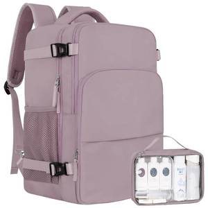 lot 17142 image: Sinaliy Travel laptop Backpack for Women, Personal Item Size Flight Approved, 16 Inch Laptop Bag with Multi-Pockets, College Computer Bag, Waterproof Carry On Backpack Casual Daypack Backpack