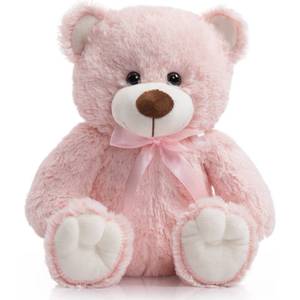 lot 17159 image: WENMOTDY Super Color Teddy Bear Stuffed Animals Plush Toy for Children Girlfriend Family Congratulations Baby Shower Birthday Pink 14 inch