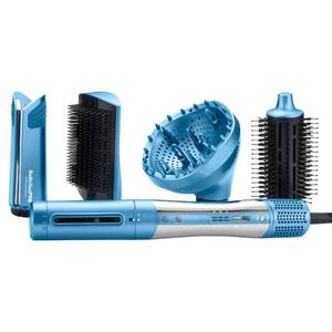 lot 17196 image: BaBylissPRO StyleSwitch Ionic Multi-Styler, Air Styler and Hair Dryer, Lightweight Hot Air Brush, 5 Attachments, 9 HeatSpeed Settings, Dual Voltage