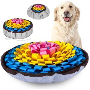 lot 18074 image: PET ARENA Snuffle Mat for Dogs - Adjustable Interactive Puzzle Toy for Large and Small Breed Slow Feeder for Mental Stimulation and Stress Relief Encourages Natural Foraging Ideal for Indoor and Outdoor Use