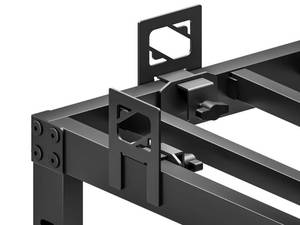 lot 18101 image: HAVONIZD Mattress-Slide-Stopper, 6-PCS, Mattress-Holder for Metal Bed-Frame, Non-Slip Mattress-Gaskets, Keep-Mattress-from-Sliding, Adjustable Size, Black