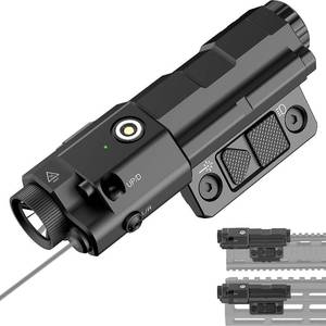 lot 18128 image: Mlok Picatinny 2 in 1 Flashlight IR Laser Sight Combo(IR Laser Invisible with Naked Eyes), TOUGHSOUL Max 1600 Lumen Rechargeable Flashlight for Ar Rifle (IR Laser)