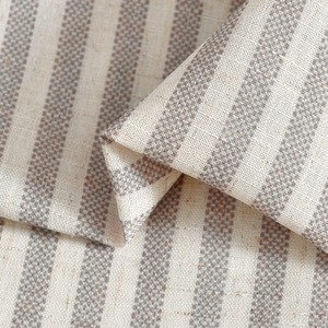 lot 14463 image: Striped Linen window curtain