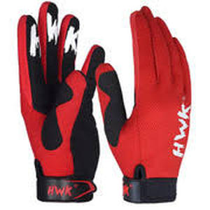 lot 18070 image: Red and Black Motorcycle Racing Gloves