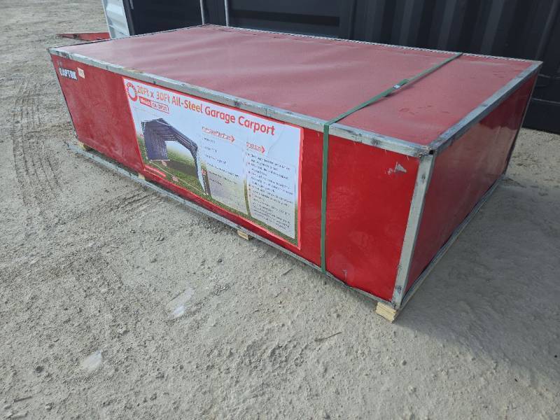 lot 7598A image: 20x30ft All-Steel Garage Carport  Model CK-ZP20