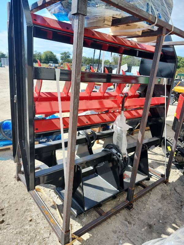 lot 7808 image: Unused Skid Steer Flat Ripper  Model CKFR70