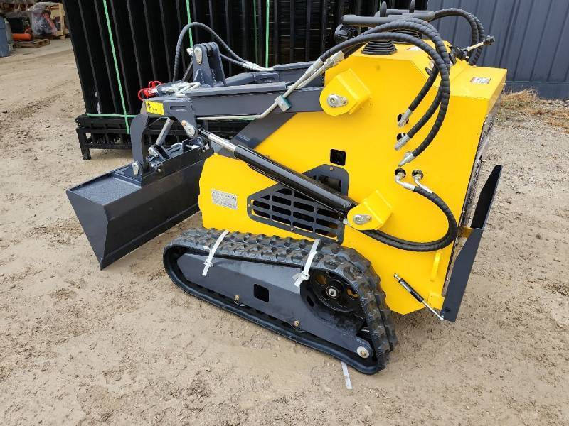 lot 11507 image: Unused Mini Skid Steer Loader  ZJG-380 Yellow