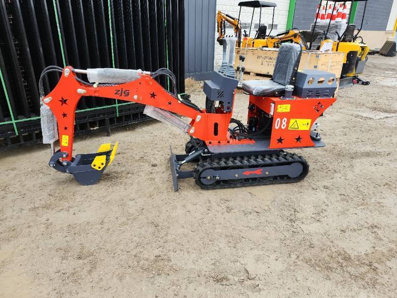 lot 11516 image: Unused Crawler Excavator  ZJG-08 Red