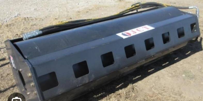 lot 2008B image: Unused 2025 JCT Heavy Duty Skid Steer Vibratory Roller