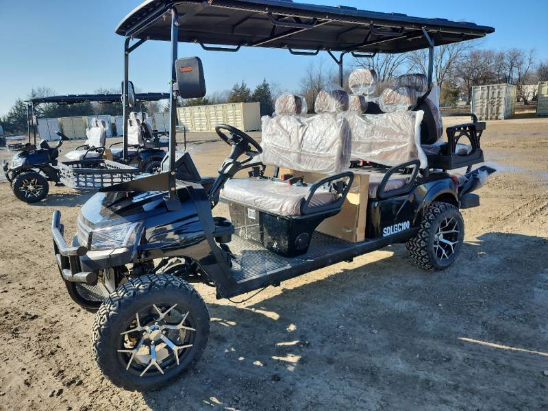 lot 75 image: Unused SDLANCH SDLGC100 Luxury 6-Seater Electric Golf Cart