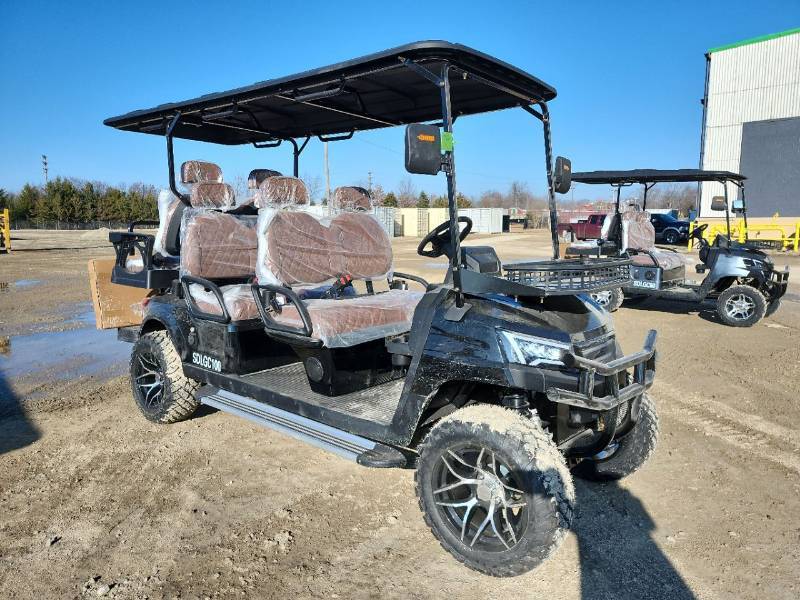 lot 76 image: Unused SDLANCH SDLGC100 Luxury 6-Seater Electric Golf Cart