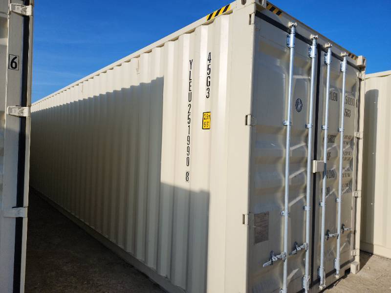 lot 11499 image: One Way Use 40 High Cube Storage Container, APPROX 102 TALL X 96 WIDE X 40 DEEP  YLEU2519908