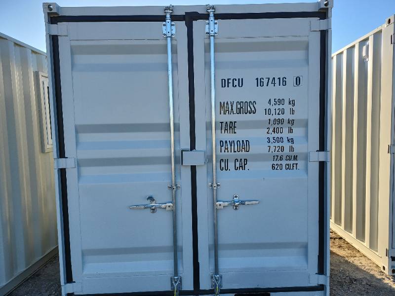 lot 9913 image: 12ft Shipping Container W Window and Door  DFCU 1674160