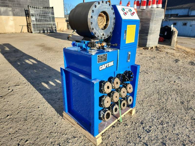 lot 7608 image: Unused Captok Pipe Grimping Machine CK-100YG