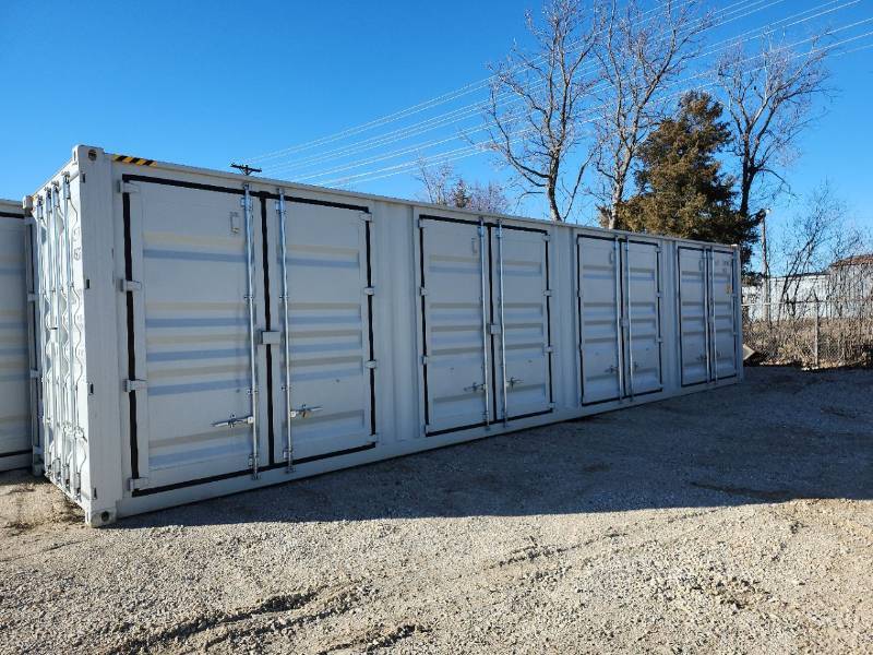 lot 7620 image: One Way Use 40 High Cube Storage Container, APPROX 102 TALL X 96 WIDE X 40 DEEP  YLEU2517016