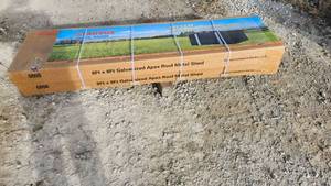 lot 9461 image: Starvox 8x8 FT Metal Storage Shed Kit