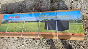 lot 9466 image: Unused Starvox 10x10 Metal Storage Shed MS1010