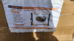 lot 9468 image: Unused Starvox 9000 lbs Two-Post Vehicle Lift  FA4000B