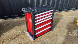 lot 9548 image: Starvox 7-Drawer Rolling Tool Cart JS-RC35  Damaged see photos