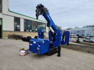 lot 16 image: Unused 2025 Sino Euro 3.0 Spider Crane - 2.95 Ton Yanmar Diesel  9.5m Boom  10m Lift Height  Hydraulic Outriggers  Remote Control Capable
