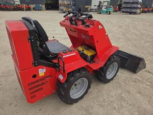 lot 1999 image: Unused - AGTCFG Mini Wheel Loader SDA-140W 15Hp, Gas Engine 43in Bucket, Auxiliary Hydraulics 23X8.5-12 Tires
