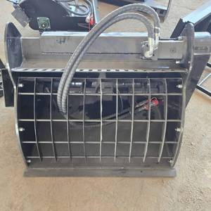 lot 7046C image: UNUSED Mini Skid Steer Captok CK-JBD Concrete Mixing Bucket Attachment (32-inch)