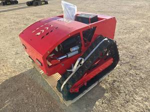 lot 12017 image: Unused MMS MS800 Remote-Control Lawn Mower  Remote &amp Charger Included
