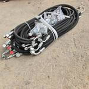 lot 12044 image: Unused Mini Excavator Hydraulic Hoses W Fittings - Fits 1-2 Ton