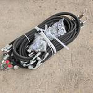 lot 12047 image: Unused Mini Excavator Hydraulic Hoses W Fittings - Fits 1-2 Ton