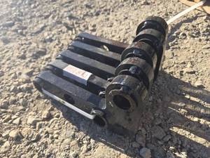 lot 12054 image: Unused Mini Excavator Thumb Mounting Plate Set - Fits 1-2 Ton Machine