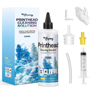 lot 354214 image: Bundle of 3 NIBPrinthead Cleaning Kit 200ml for Epson, HP  Brother Inkjet Printhead Cleaning Kit, Printer Cleaning Solution for Canon Print Head Liquid Nozzles