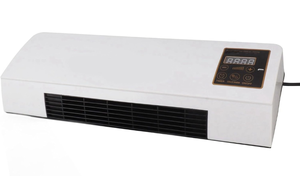 lot 354217 image: Wall Mounted Air Fan, Wall Mount Air Heater (Remote Control with Built In Battery Delivery) Wall Mounted Heater with an Anti Overheating System