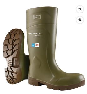 lot 354223 image: Dunlop FoodPro Purofort MultiGrip Safety Shoes EA51831 Size - 6  - Retail $150