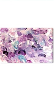 lot 3544006 image: Oliver Gal Amethyst Gardens Canvas Print Wall Art for Living Room, Bedroom, and Bathroom - Retail $69