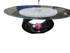 lot 3544019 image: Modern Glass Coffee Table - Retail $75