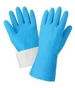 lot 3544094 image: Bulk Lot 12 Packs of 12Blue unlined Latex Premium Honeycomb Grip Blue Gloves Commercial Kitchen - Retail $300
