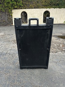 lot 3544112 image: Plastic Double-Sided A-Frame Sidewalk Sign Commercial grade 35x24 Display Area - Retail $89