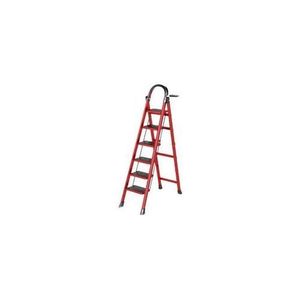 lot 3544120 image: Collapsible Portable Step Ladder With Anti-Slip Wide Pedal-6 STEPS