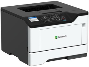 lot 3544140 image: Lexmark MS521dn Monochrome Laser Printer �� 46 ppm, 1200 � 1200 dpi, Automatic Duplex, 350-Sheet Input (Tested) - Retail $699