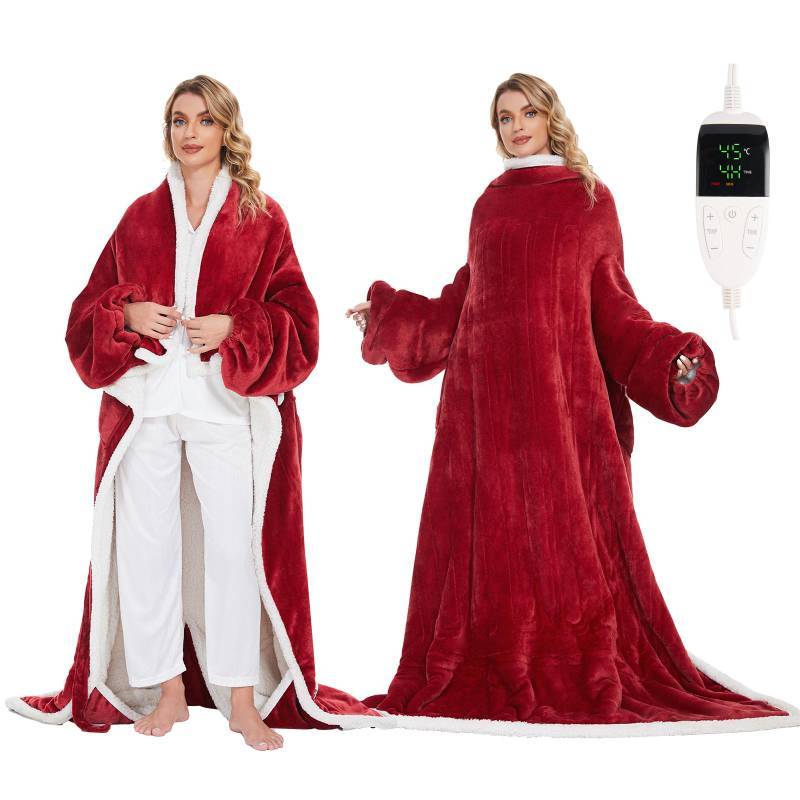 Gingerbread Heated Robe 2ndChance...Lots of Christmas Decor, Heated Blankets, Portable Electric ...