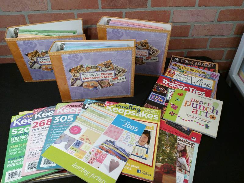 lot 59 image: Paper Crafting Idea Book Variety Lot