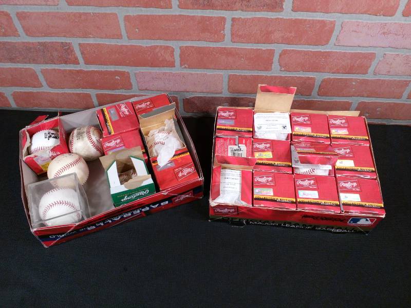 lot 111 image: MLB Certified Autographed Baseballs