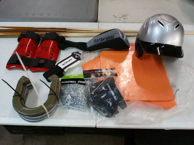 lot 132 image: Sporting Goods Lot