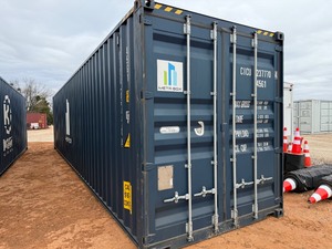 lot 1241D image: 40 foot High Cube Container with Rear Doors only, Blue in Color CICU2377704
